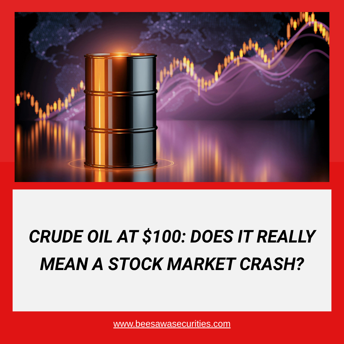 Crude Oil at $100: Does It Really Mean a Stock Market Crash?